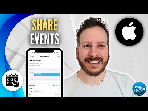 How To Share Calendar Event On iPhone