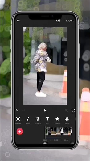 CIRCLE Blur Effect On Inshot #tutorial