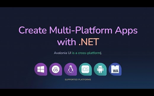 使用 Avalonia UI 为 .NET 构建惊人的跨平台 UI！