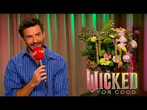 Jonathan Bailey beams as he talks about working with Cynthia Erivo on Wicked: For Good