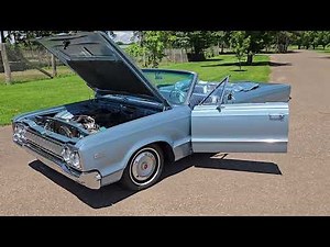1965 Dodge Polara Convertible - 383 V8 - Automatic - 53k Miles - Original Interior - Beautiful Blue!