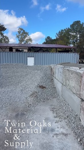 Granite 57 in and ready to roll 👀 Don’t wait — come scoop yours up. #HardscapeSupply #Granite57 #CharlestonSC | Twin Oaks Materials & Supply Yard