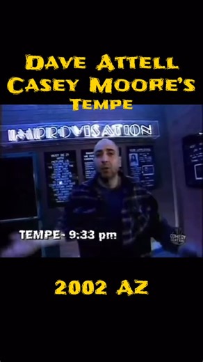 AZ NOSTALGIA | -Dave makes last call at Casey Moore’s after performing at the Tempe Improv. In the show Insomniac, comedian Dave Attell acts as a... | Instagram