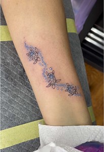 Tattoo Art Reveal: Client's Turtle Design Journey
