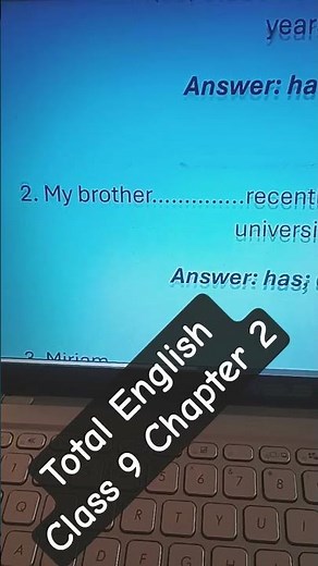 Total English class 9 ICSE Chapter 2 Solutions | Total English Class 9 ICSE Answers #shorts