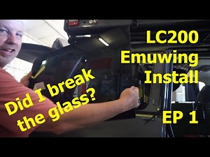 Emuwing Gullwing Window Installation in my Landcruiser 200 Series LC200 | Ep 1