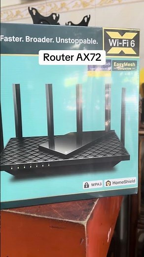 Router TP link AX72 #router #ethernet #network #tplink