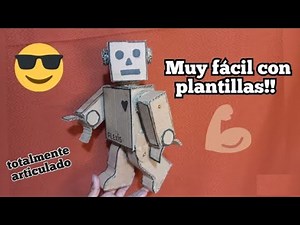 How to make an easy cardboard robot for kids