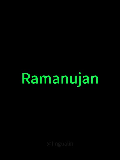Ramanujan: The Most Naturally Gifted Mathematician in History #learnontiktok #mathematics #math #pi #mindset #visualization #mindset #viral
