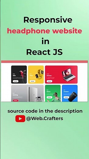 Ecommerce Website in React JS