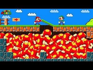Super Mario Bros., but Mario Becomes IMMORTAL with Infinite Giga Mushrooms!