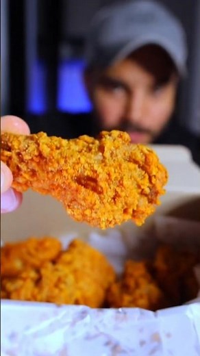 Crispy Crunch Chicken Mukbang Ultimate KFC Spicy Chicken #kfc #asmr #mukbang