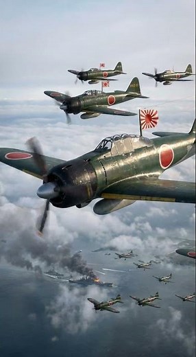【真珠湾攻撃】上空で待つ日本海軍戦闘機 #太平洋戦争