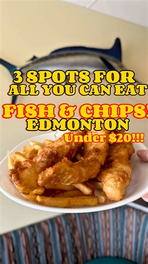 🍽️ Top AYCE Fish & Chips Spots in Edmonton! 🍽️Craving endless fish and chips? 🍽️ Discover the best all-you-can-eat fish and chips restaurants in Edmonton! I’ve visited each spot to find you the ultimate AYCE experience with crispy, golden perfection.Whether you’re a local or just visiting, these AYCE fish and chips spots are a must-try! 😍🔝 Which one’s your favorite? Let me know in the comments! 👇#EdmontonEats #YEGFoodie #YEGFishAndChips #EdmontonFishAndChips #AYCEFishAndChips #FoodGuyYEG #