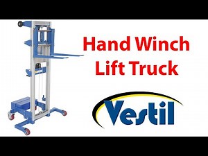 A-LIFT Hand Winch Lift Trucks with Counterbalance