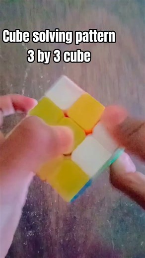 cube solving pattern 🏆..3 by 3 cube..#viral #subscribe 1m views target