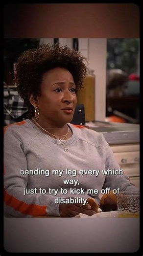 Using crutches is to qualify for a disability certificate.#story #funny #movie #film #tvshow