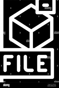 digital file production glyph icon vector illustration Stock Vector Image & Art - Alamy