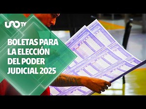 Boletas para la elección del Poder Judicial 2025: cómo son, qué se elige y cómo llenarlas