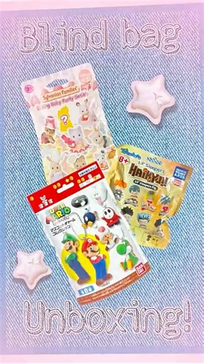 Blind bag unboxing!