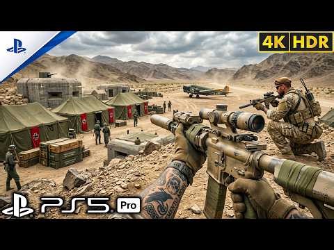 (PS5) Invasion of a Nazi Secret Bunker | Realistic Gameplay [4K60FPS] Call of Duty