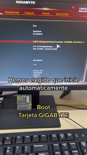 Configurando Bios GIGABYTE: Pasos Sencillos para Instalar S.O desde USB