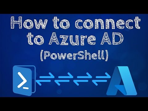 How to connect to Azure Ad using PowerShell