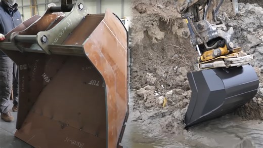 Making an Excavator Bucket From Steel to Strength