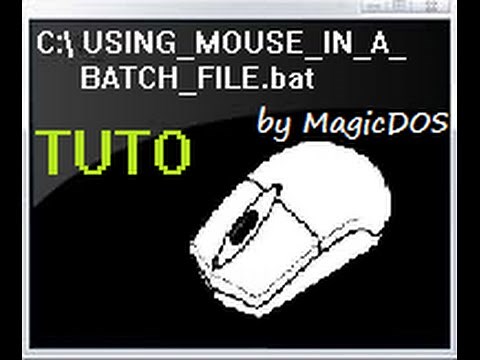 [TUTO] Using mouse in batch files