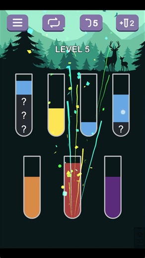 Water Sort Puzzle - Level 5 Gameplay | Sort Color By Guru Puzzle Game