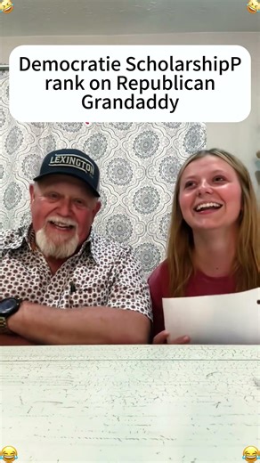 Democratic scholarship prank #papaw #republican #pranks #scholarshipprank #grandma