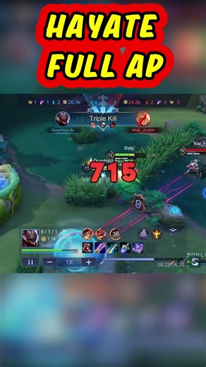 Hayate mùa này mạnh lắm #shorts #lienquan #megakill #liênquân #lienquanmobile #liênquânmobile