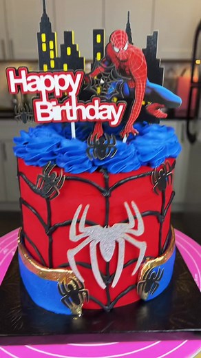 Spider-Man Themed Birthday Cake Decorating Ideas