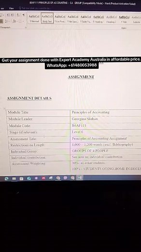 Get your assignment done with Expert Academy Australia 💡 Personalized solutions, on-time delivery, and top-notch quality—your academic helper is just a click away! 📚🌟 Contact: 61 480 053 988 info@expertacademyau.com WhatsApp: https://wa.me/61480053988 Website: expertacademyau.com . . . . . #AssignmentHelper #Assignmenthelp #AcademicSupport #PlagiarismFree #TimelyDelivery #CustomSolutions #HighQualityWork #StudentSuccess #24x7Support #BusinessManagement #ComputerScience #Engineering #Nursing #