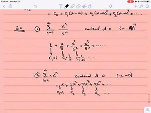 Lecture#33(power series)