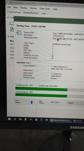 windows clone #windows #computer #windows11 #windows10 without data lose