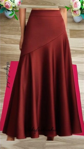 Easy To Make Side Layer Skirt ✂ #viralshort #shorts #diy #fashion #ytshorts