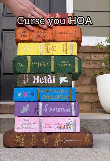 Creative Garden Ideas with Brick Books