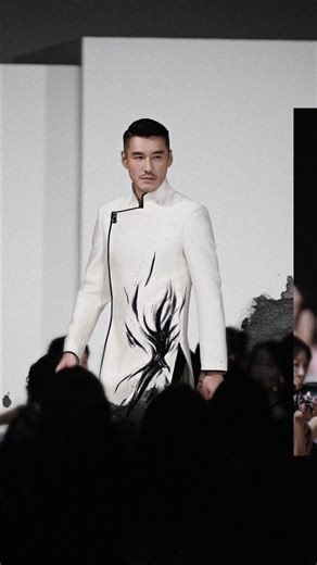 2.6M views · 137K reactions | The folds of the fabric and the tension of the lines carry more than design—they carry culture. As a model, I am willing to interpret it with my body and deliver it through my posture. 服饰的褶皱、线条的张力，承载的不只是设计，更是文化。作为模特，我愿用身体去诠释，用姿态去传递。 #hubing #CFW #chinafashionweek #EasternAesthetics | HuBing 胡兵 | Facebook