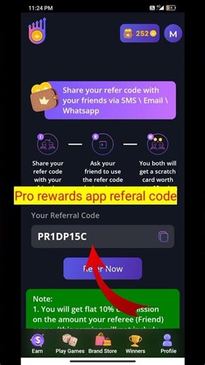 Prorewards referal code pro rewards ka referral code kya hai