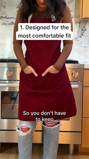 35 reactions | The last apron you’ll ever need. Meet the Essential Apron from Hedley & Bennett, the top choice for pro chefs and home cooks alike. ‍ Real world tested in 6,000+ pro kitchens 﫧 Stain-resistant ️ Adjustable straps  Reinforced Pockets  Lifetime guarantee Available in 50+ colors/styles. Don't wait! Shop now. | Hedley & Bennett | Facebook