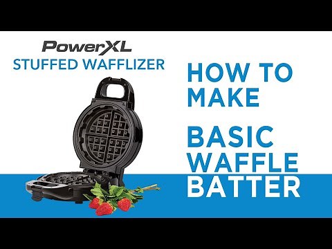 How to make homemade waffle batter with the PowerXL Wafflizer #Waffle Maker