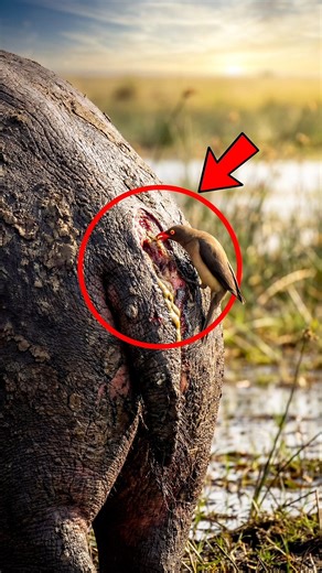 Friend or Enemy? The Dark Secret of the Oxpecker Bird! 😱