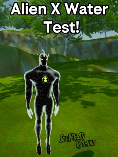 Alien X Water Test in Ben 10 Game