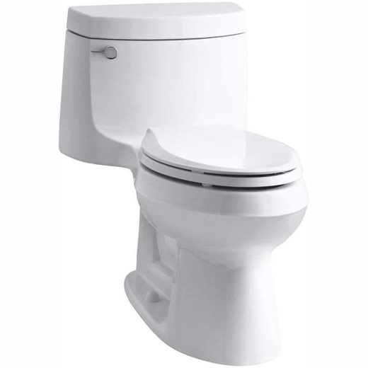 Reviews for KOHLER Cimarron 1-piece 1.28 GPF Single Flush Elongated Toilet with AquaPiston Flush Technology in White, Seat Included | Pg 1 - The Home Depot