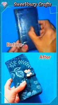 🌷🦋I gave a ✨Makeover✨ to my torn phone case🌼