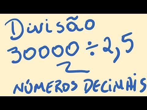 Divisão com vírgula Passo a Passo