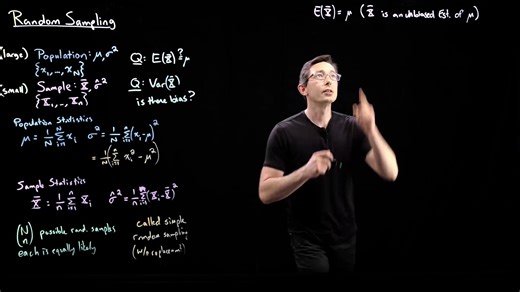 03 Random Sampling in Statistics： Expected Value and Variance of the Sample Mean