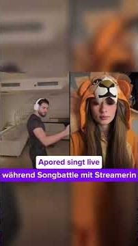 @Apored singt live während Songbattle mit Streamerin #apored #fürdich #germany