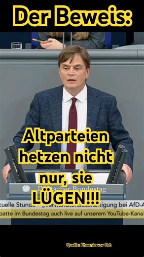 The established parties have nothing but lies and taxes… Dr. #baumann never stops telling the truth.